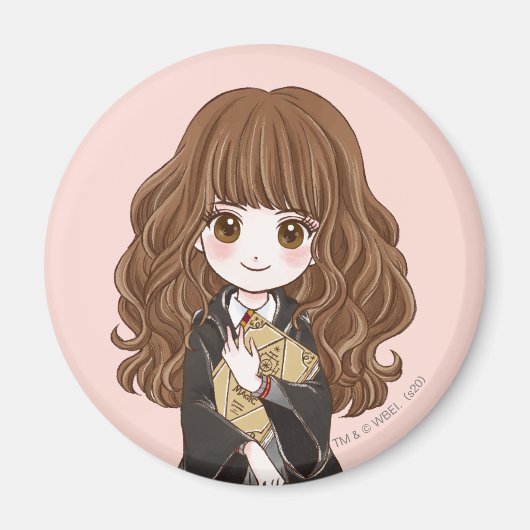 Magische Hermione Granger Wasserfarbe Magnet (Vorne)