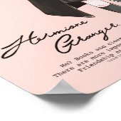 Magische Hermione Granger Wasserfarbe Poster (Ecke)