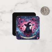 Magische Herzfrequenz-Hexenkarte-Valentinstag Mitteilungskarte (Vorderseite/Rückseite Beispiel)