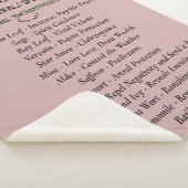 Magische Hexe Herbal Pink Sherpadecke (3/4)