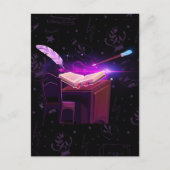 Magische Hexe Postkarte (Vorderseite)