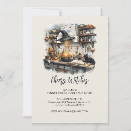 Magische Hexenküche, Halloween Einladung