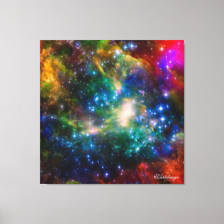 Magische Himmel Eine Fantasy-Kunstreise Wandkunst  Leinwanddruck
