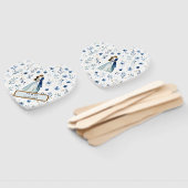Magische Hochzeitshandfächer – Aquarell-Stil Fächer (Non-assembled)