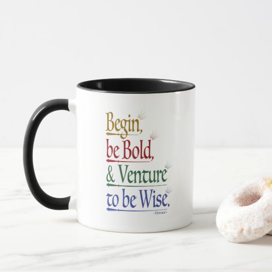 Magische Horace Quote Combo-Tasse Tasse (Mit Donut)