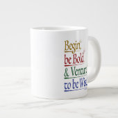 Magische Horace Quote Jumbo-Tasse (Vorderseite Rechts)