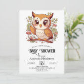 Magische Hübsche Babydusche Einladung (Stehend Vorderseite)