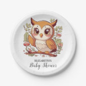 Magische Hübsche Babydusche Pappteller (Vorderseite)