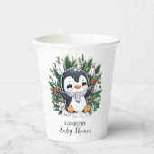 Magische Hübsche Pinguin-Kinderdusche Pappbecher (Vorderseite)