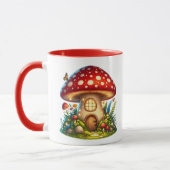 Magische Hütte Mushroom House Tasse (Links)