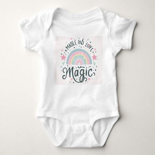 Magische Illustration Baby Strampler (Vorderseite)