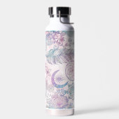 Magische Iridescent Glitzer Feathers Dreamcatcher Trinkflasche (Links)