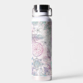 Magische Iridescent Glitzer Feathers Dreamcatcher Trinkflasche (Rückseite)