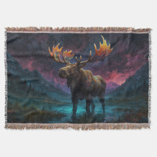 Magische Jasper Elch und Felsgebirge Decke