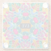 Magische Juwelen - Hübsche Edelsteine mit Namen /  Glasuntersetzer (Rückseite)