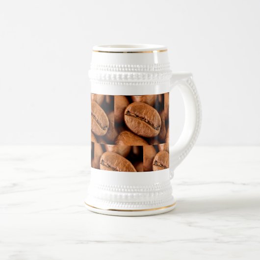 Magische Kaffeebohnen Bierglas (VorderseiteRechts)
