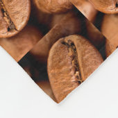 Magische Kaffeebohnen Fleecedecke (Ecke)