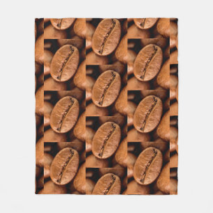 Magische Kaffeebohnen Fleecedecke