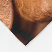 Magische Kaffeebohnen Fleecedecke (Ecke)