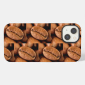 Magische Kaffeebohnen iPhone Hülle (Rückseite (Horizontal))