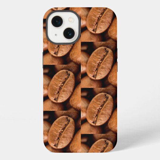 Magische Kaffeebohnen iPhone Hülle (Rückseite)