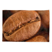 Magische Kaffeebohnen Kissenbezug (Rückseite-Links)