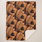 Magische Kaffeebohnen Sherpadecke (Vorderseite)