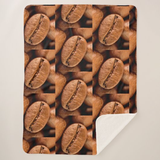 Magische Kaffeebohnen Sherpadecke (Vorderseite)