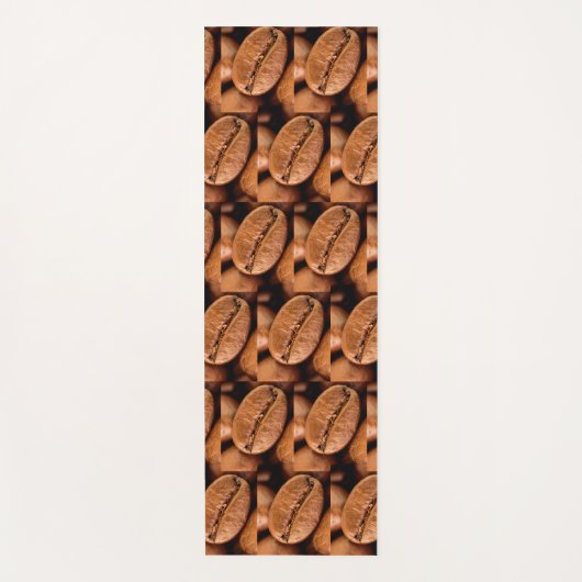 Magische Kaffeebohnen Yogamatte (Vorderseite)