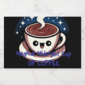 Magische Kaffeepause Lebensmitteletikett (Einzelnes Label)