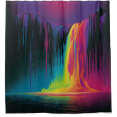 Magische Kaskade, fesselnde Ruhe Duschvorhang (Vorderseite)