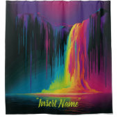 Magische Kaskade, fesselnde Ruhe Duschvorhang (Vorderseite)