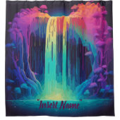 Magische Kaskade, fesselnde Ruhe Duschvorhang (Vorderseite)