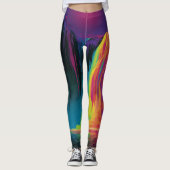 Magische Kaskade, fesselnde Ruhe Leggings (Vorderseite)