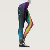Magische Kaskade, fesselnde Ruhe Leggings (Rechts)