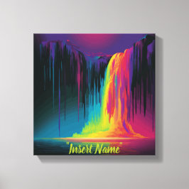 Magische Kaskade, fesselnde Ruhe Leinwanddruck