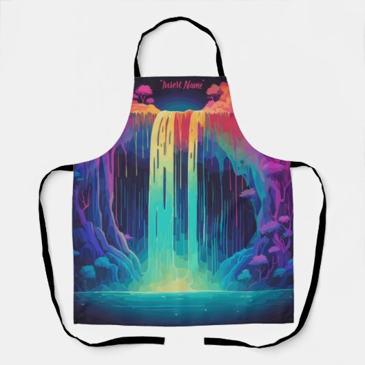 Magische Kaskade, fesselnde Ruhe Schürze (Vorderseite)