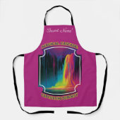 Magische Kaskade, fesselnde Ruhe Schürze (Vorderseite)