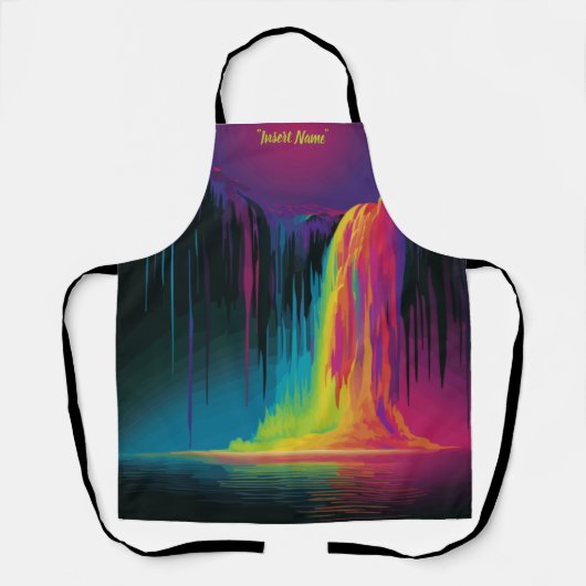 Magische Kaskade, fesselnde Ruhe Schürze (Vorderseite)