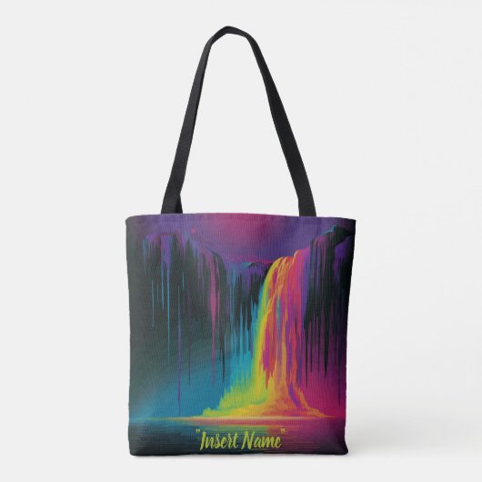 Magische Kaskade, fesselnde Ruhe Tasche (Rückseite)