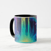 Magische Kaskade, fesselnde Ruhe Tasse (Vorderseite Links)