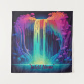 Magische Kaskade, fesselnde Ruhe Wandteppich (Vorderseite)