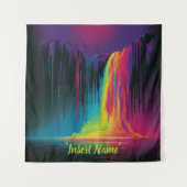 Magische Kaskade, fesselnde Ruhe Wandteppich (Vorderseite)