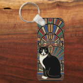 Magische Katze  Schlüsselanhänger (Vorderseite)