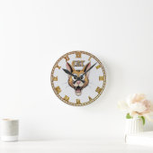 Magische Katzen Runde Wanduhr (Zuhause)
