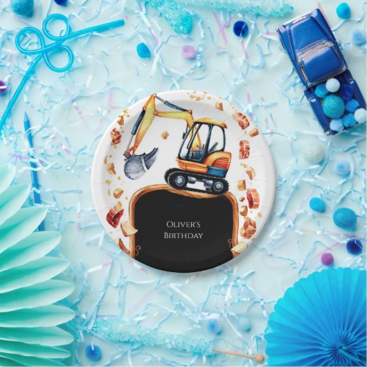 Magische Kinder Bau Geburtstag Pappteller (Party)