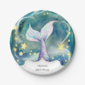 Magische Kindermädchen Geburtstag Pappteller (Vorderseite)