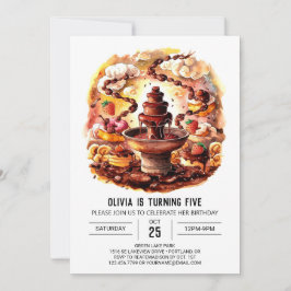 Magische Kinderschokolade Geburtstag Einladung