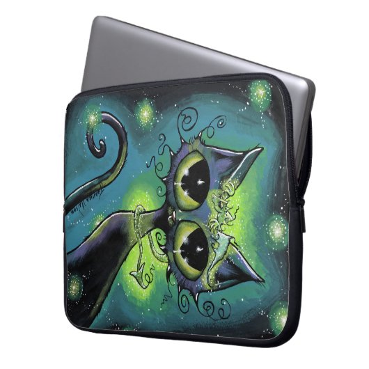 Magische kleine Freundlaptophülse Laptopschutzhülle (Vorderseite Links)