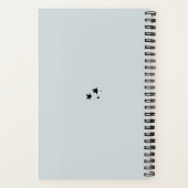 Magische kosmische Hand und Halbmond Notizblock (Rückseite)